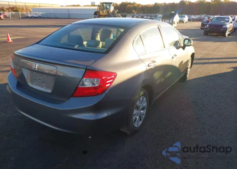 2012 Honda Civic Lx from USA, damaged, VIN 19XFB2F5XCE026748